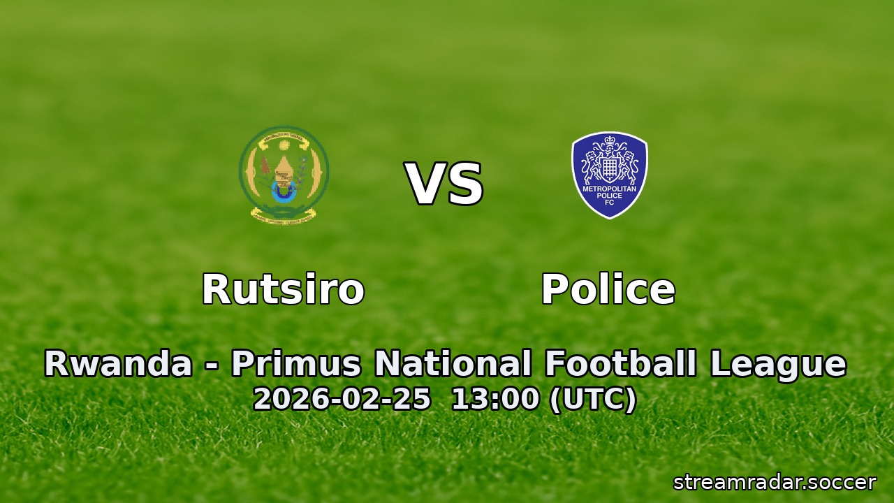 Rutsiro vs Police