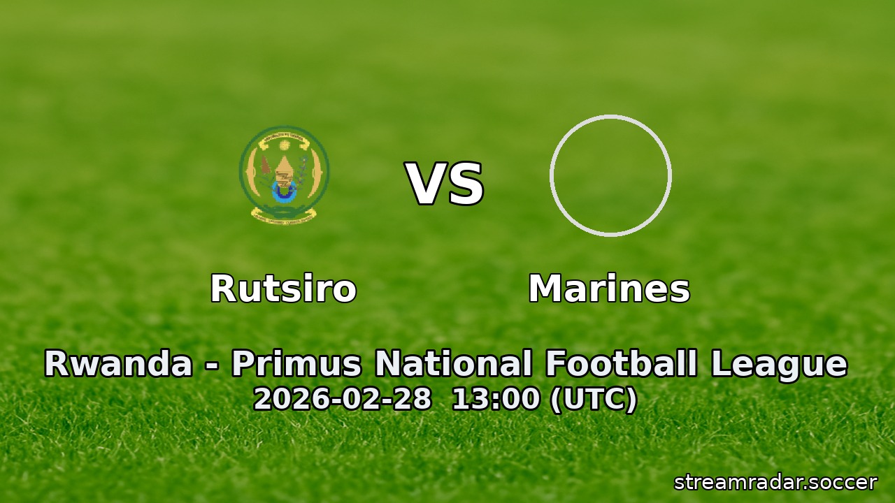 Rutsiro vs Marines