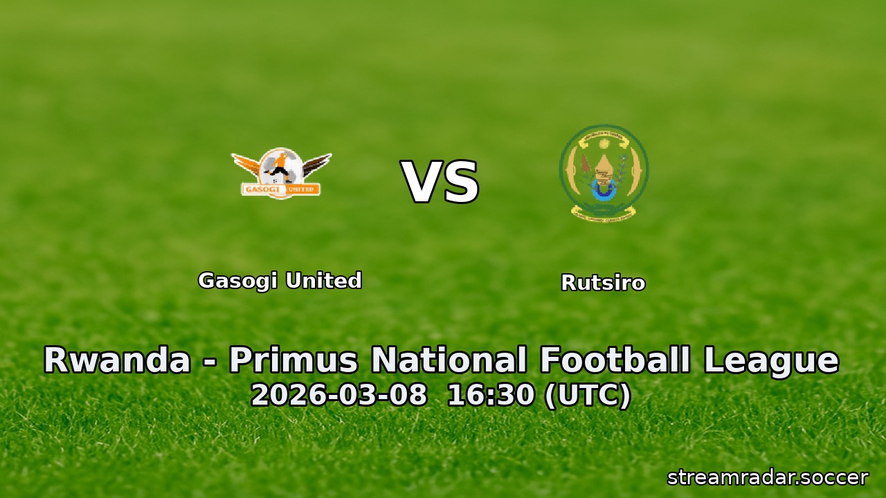 Gasogi United vs Rutsiro