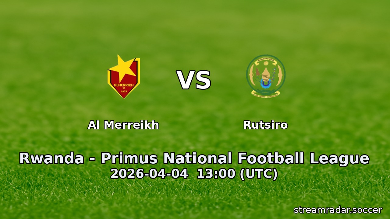 Al Merreikh vs Rutsiro