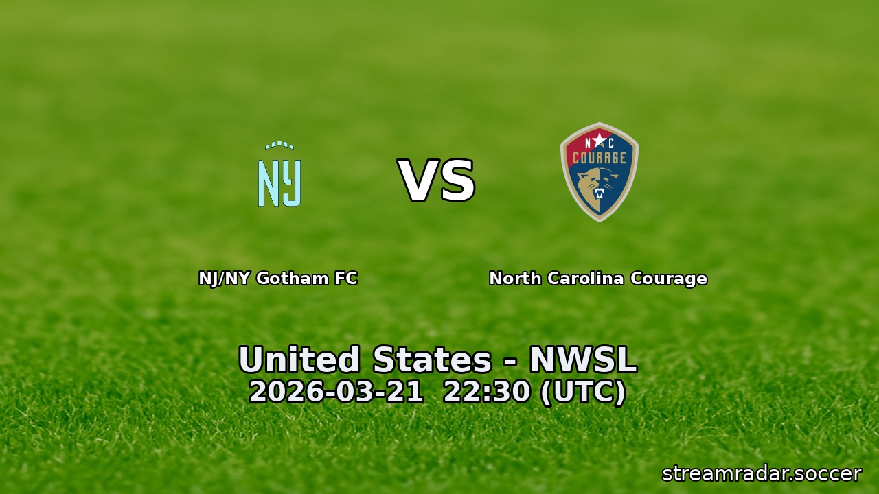 NJ/NY Gotham FC vs North Carolina Courage