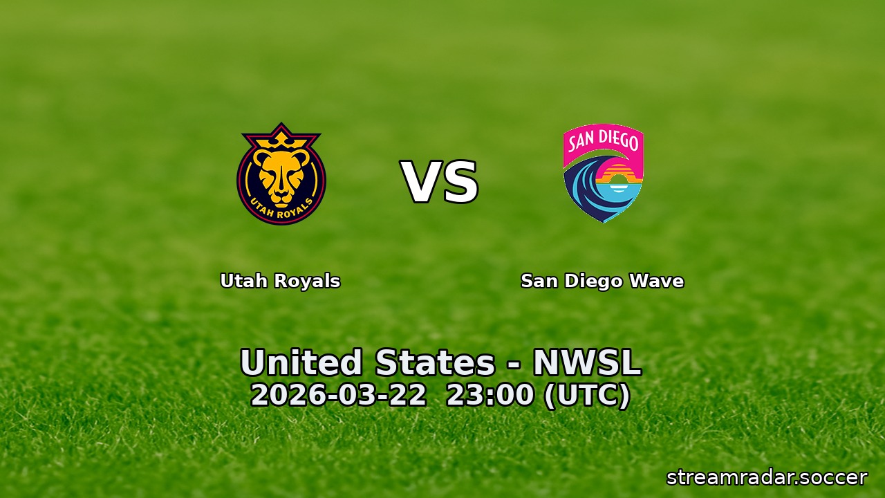 Utah Royals vs San Diego Wave
