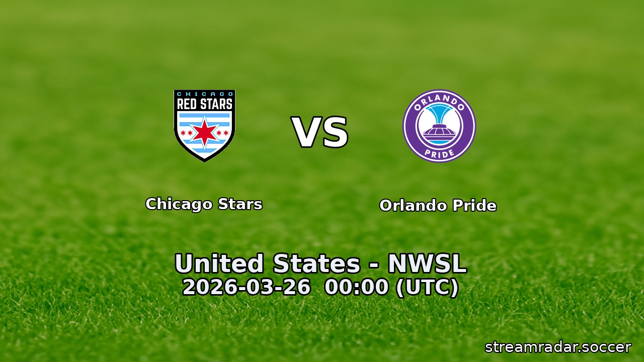 Chicago Stars vs Orlando Pride