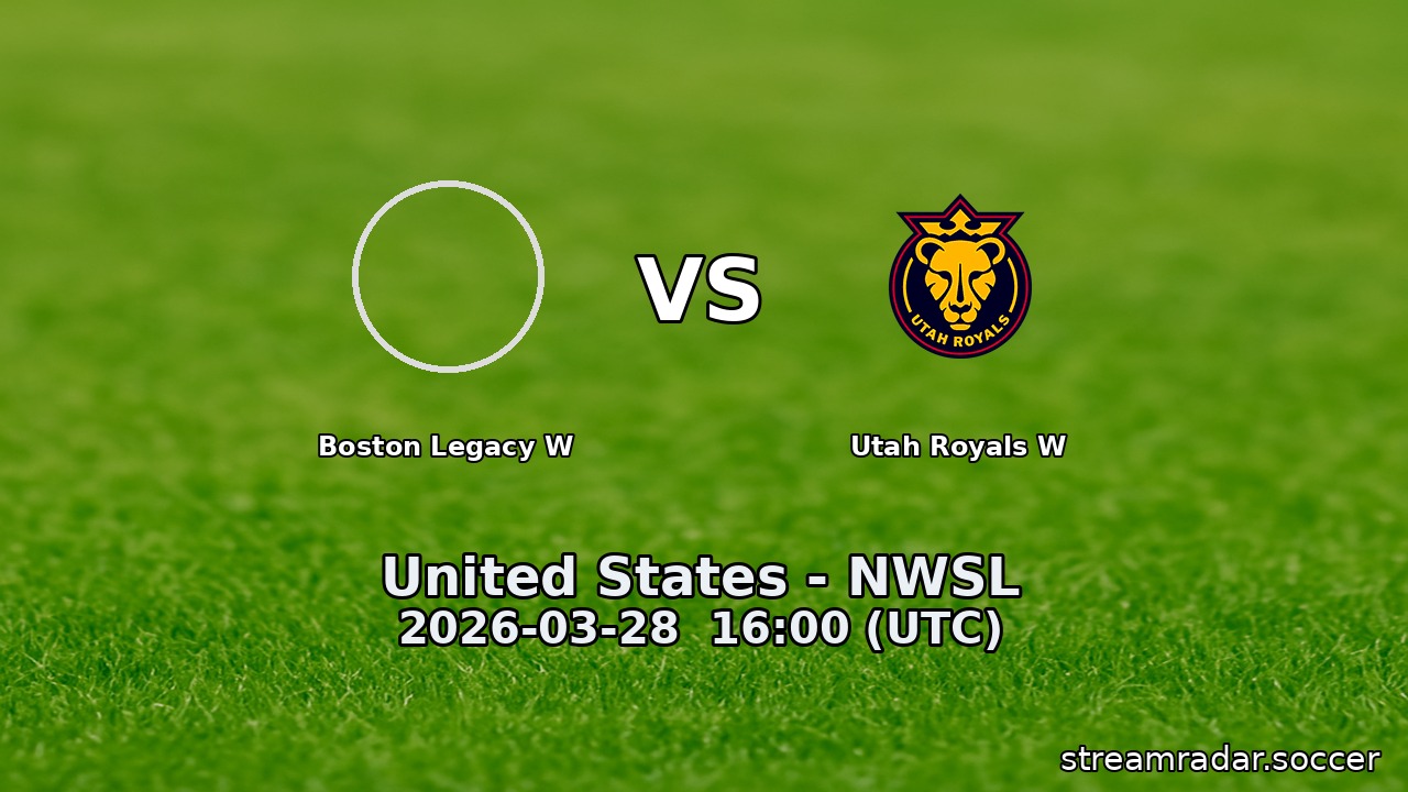 Boston Legacy W vs Utah Royals W