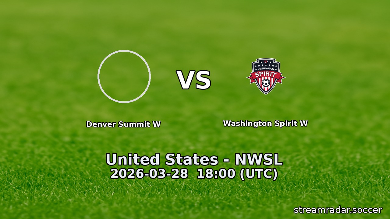 Denver Summit W vs Washington Spirit W