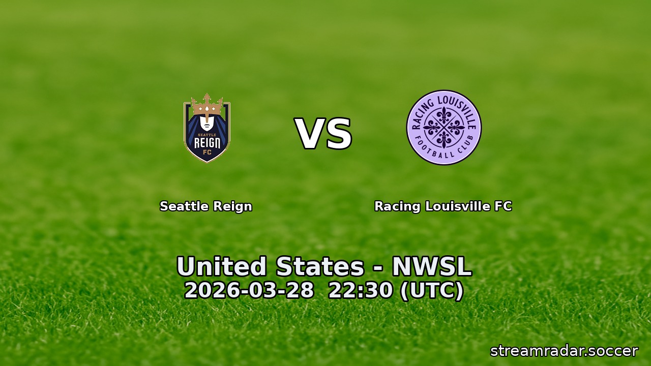 Seattle Reign vs Racing Louisville FC