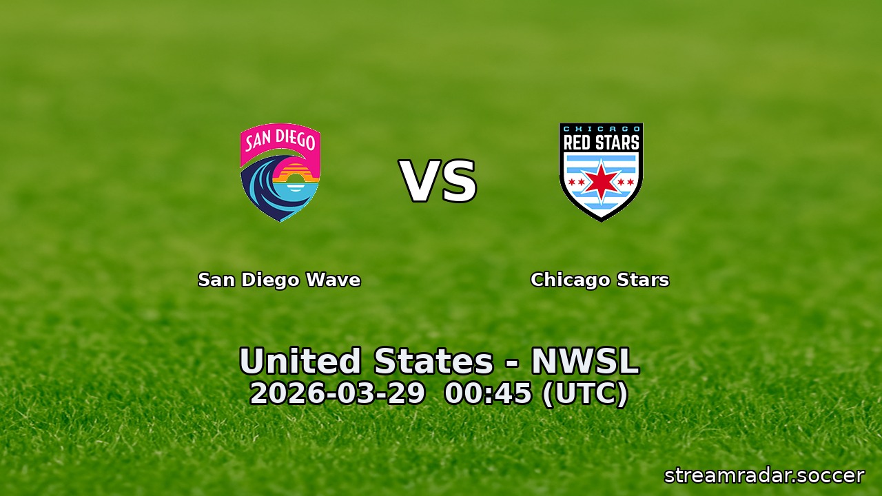 San Diego Wave vs Chicago Stars
