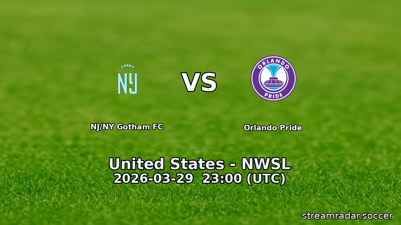 NJ/NY Gotham FC vs Orlando Pride