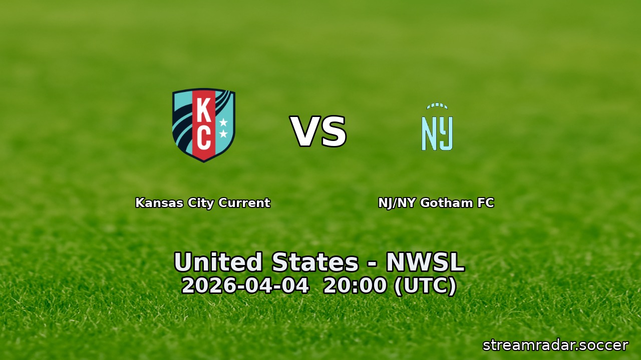 Kansas City Current vs NJ/NY Gotham FC