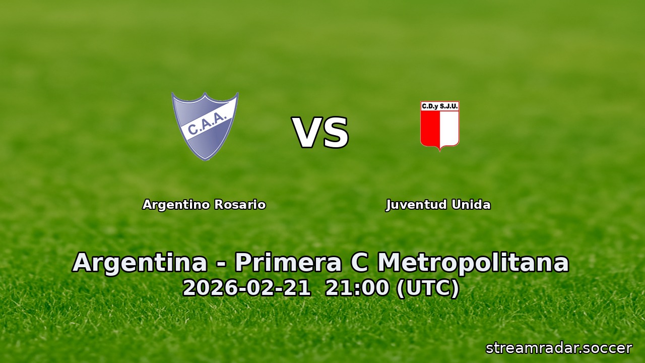 Argentino Rosario vs Juventud Unida