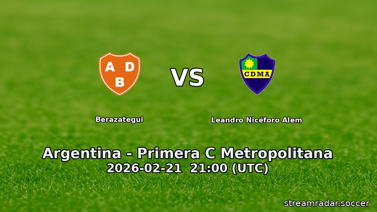 Berazategui vs Leandro Nicéforo Alem