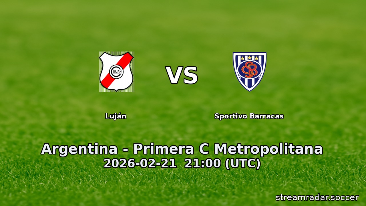 Luján vs Sportivo Barracas