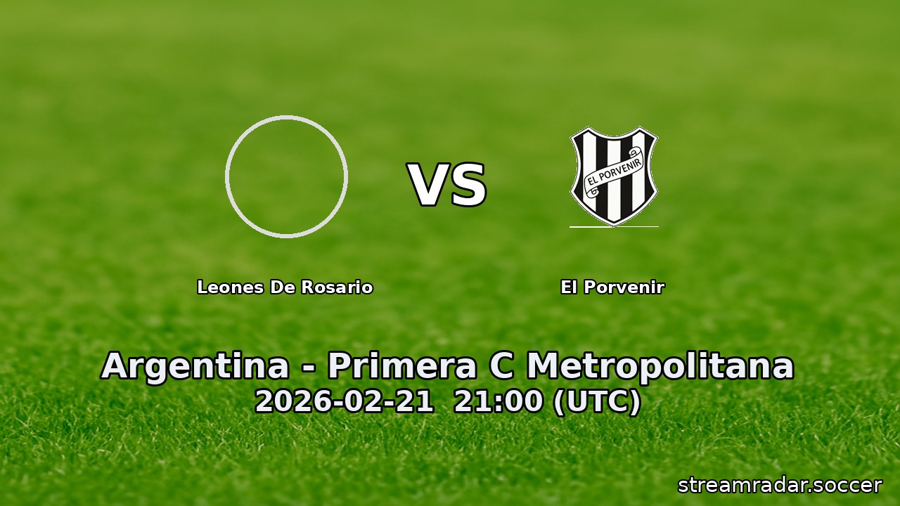 Leones De Rosario vs El Porvenir