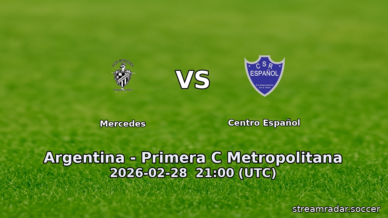 Mercedes vs Centro Español