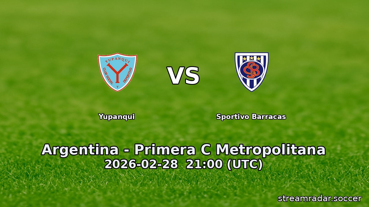 Yupanqui vs Sportivo Barracas