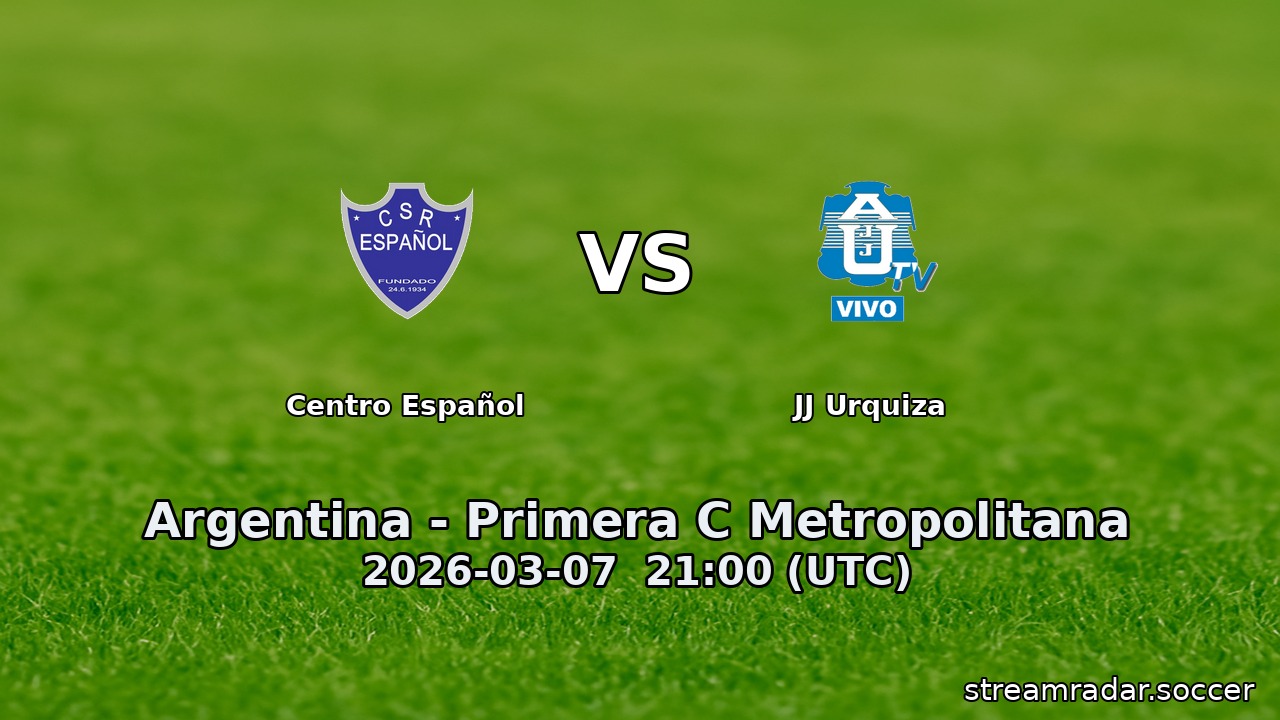 Centro Español vs JJ Urquiza
