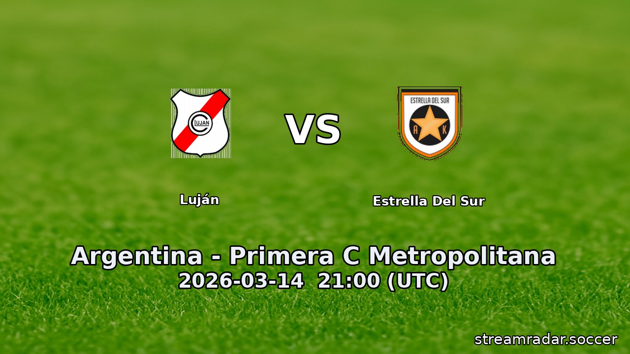 Luján vs Estrella Del Sur