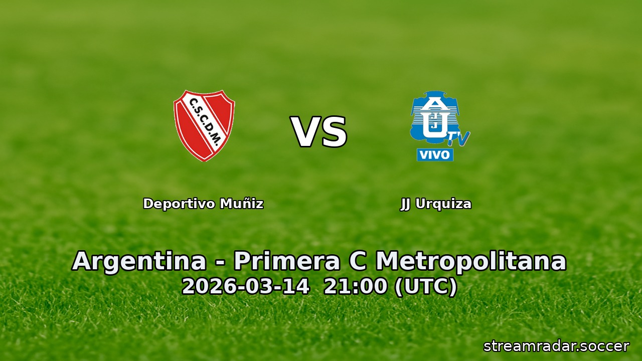 Deportivo Muñiz vs JJ Urquiza