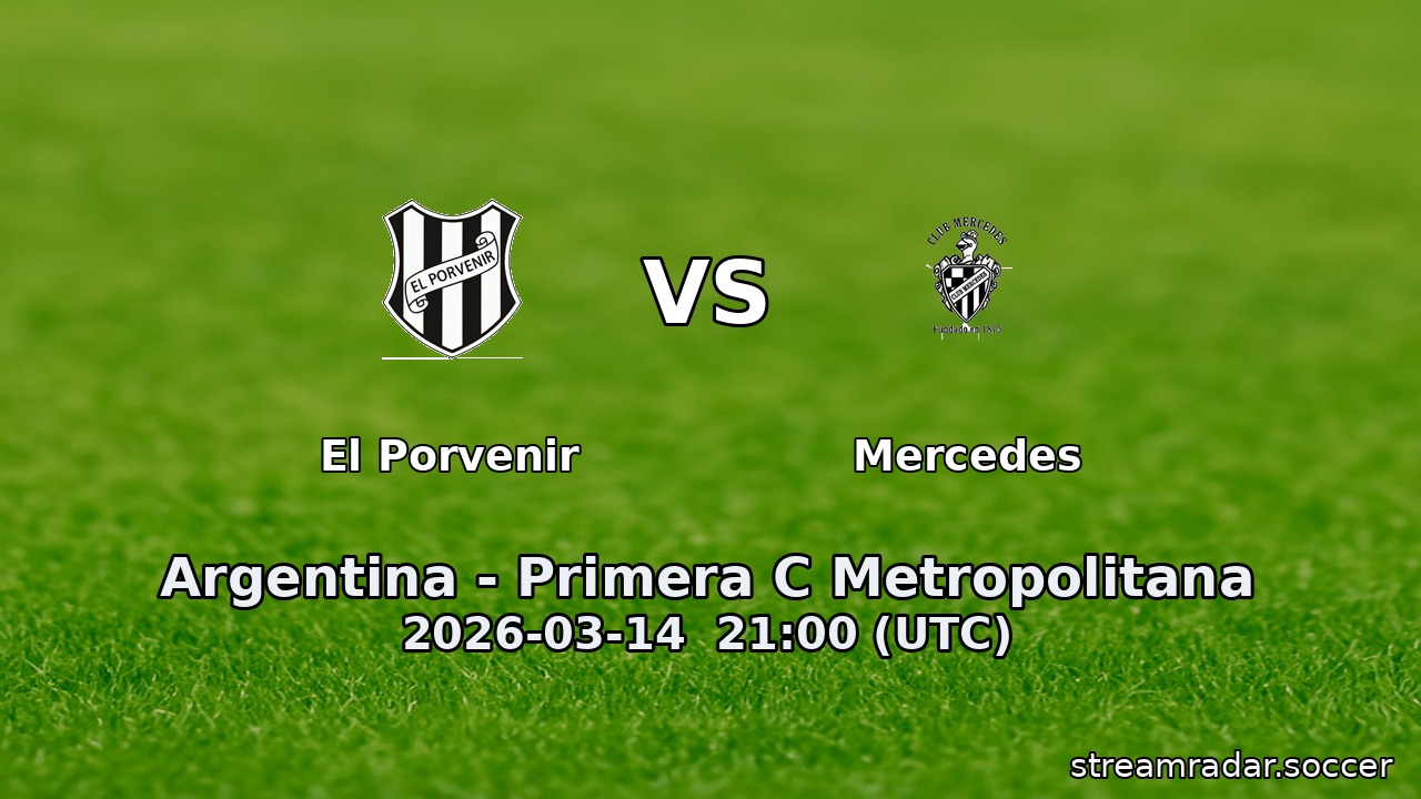 El Porvenir vs Mercedes
