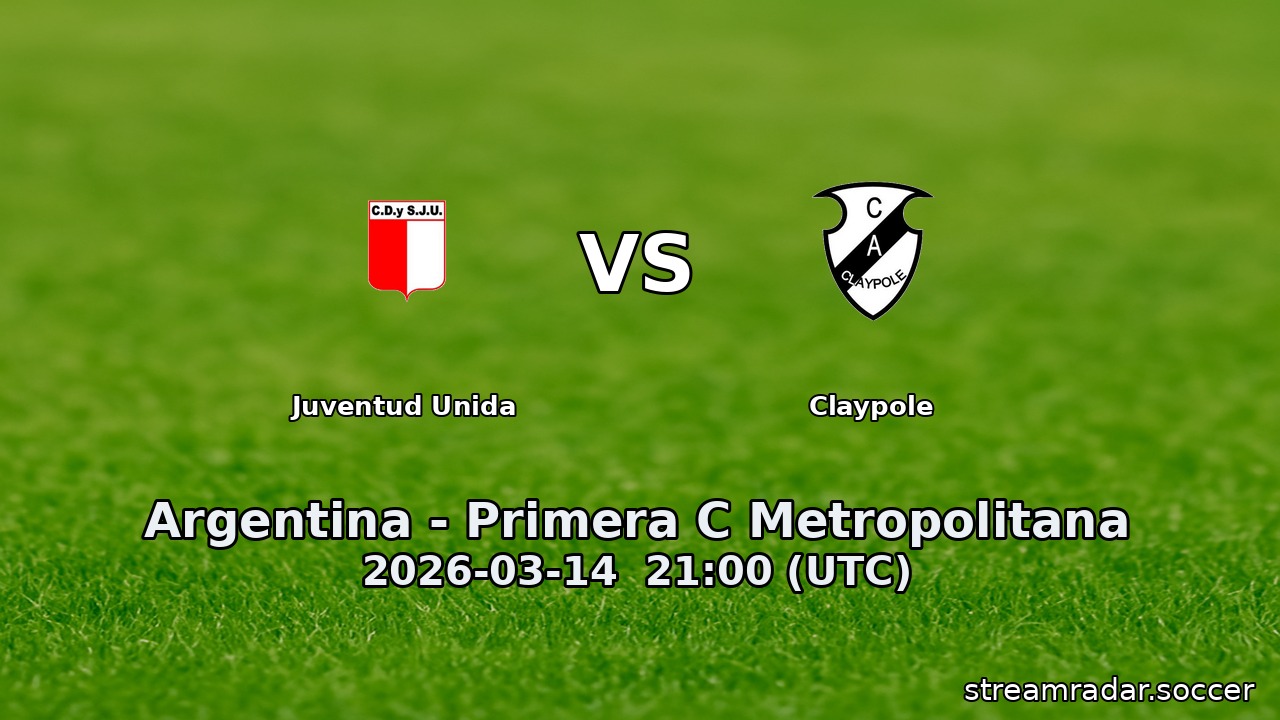 Juventud Unida vs Claypole