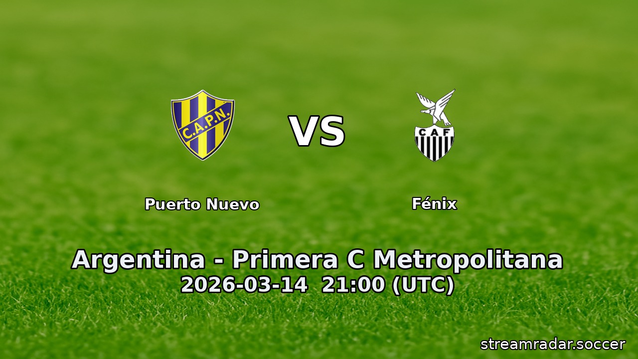Puerto Nuevo vs Fénix