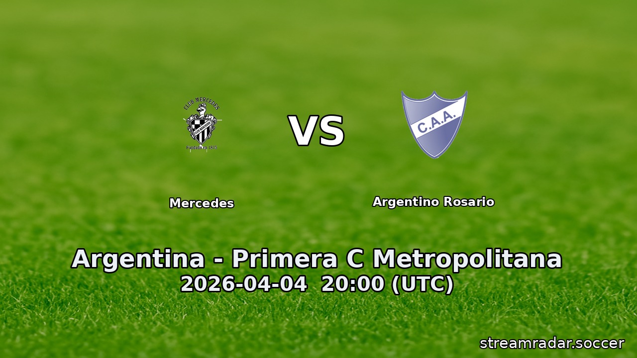 Mercedes vs Argentino Rosario