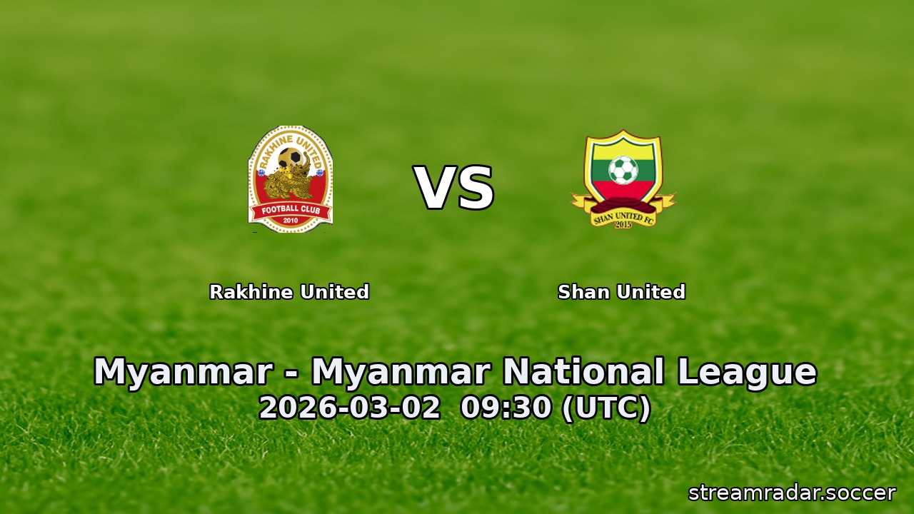 Rakhine United vs Shan United
