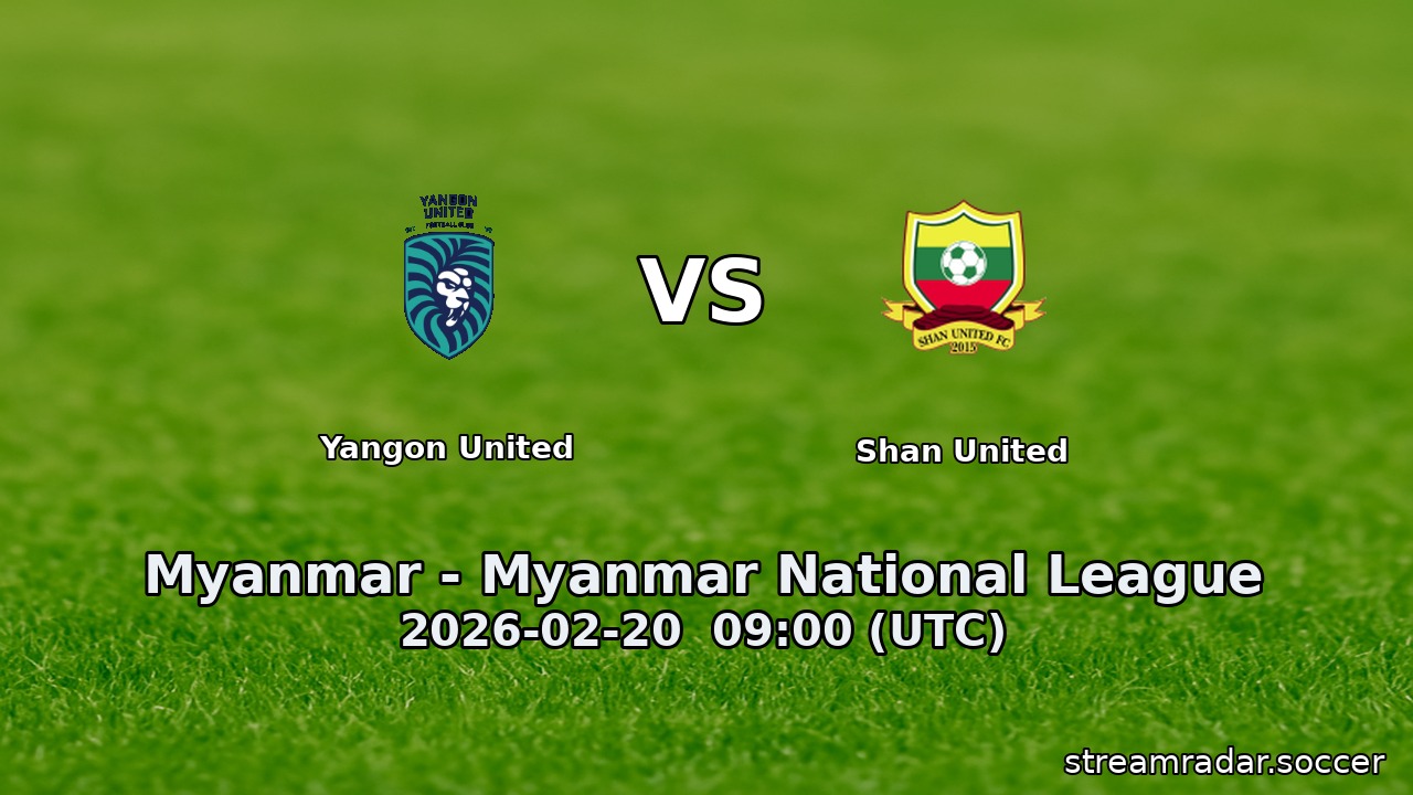 Yangon United vs Shan United
