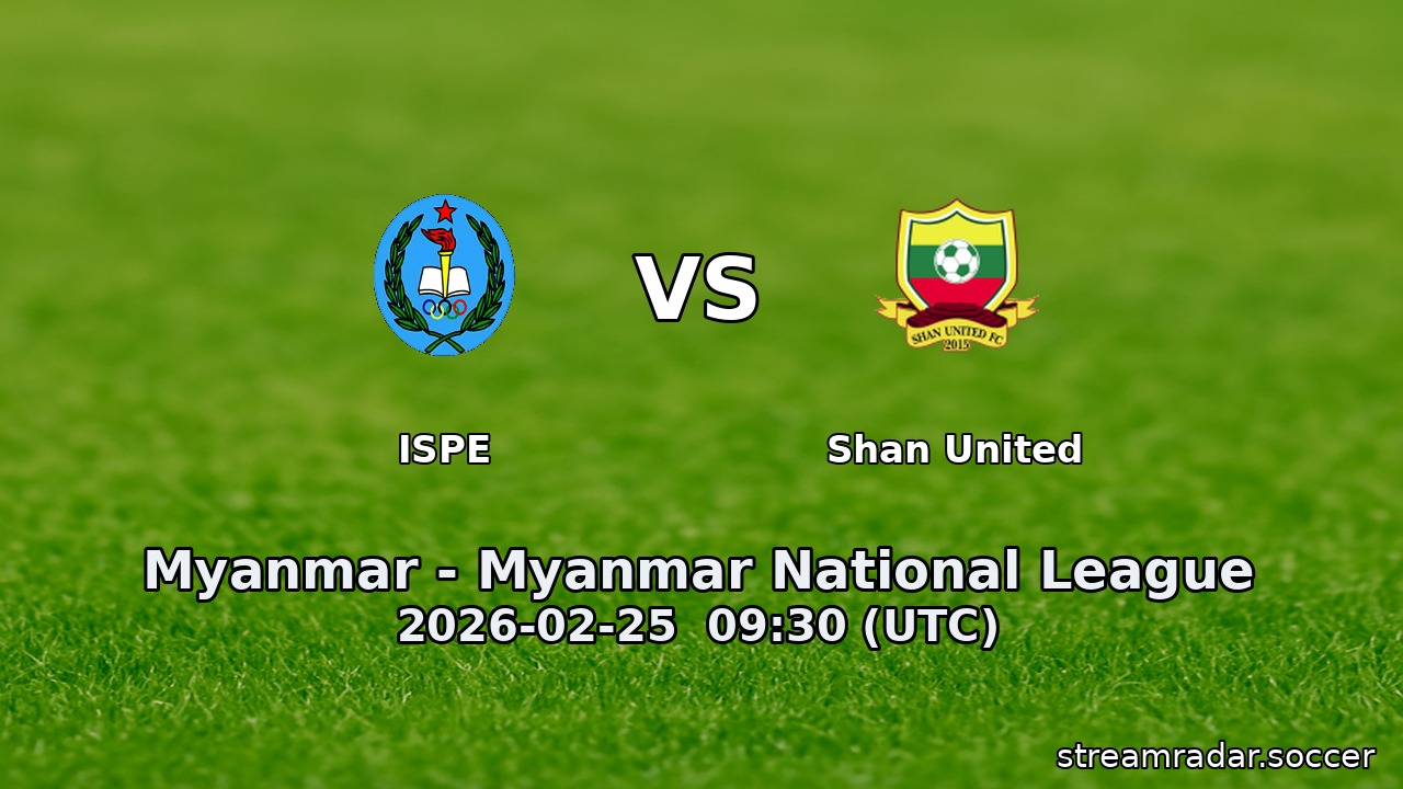 ISPE vs Shan United