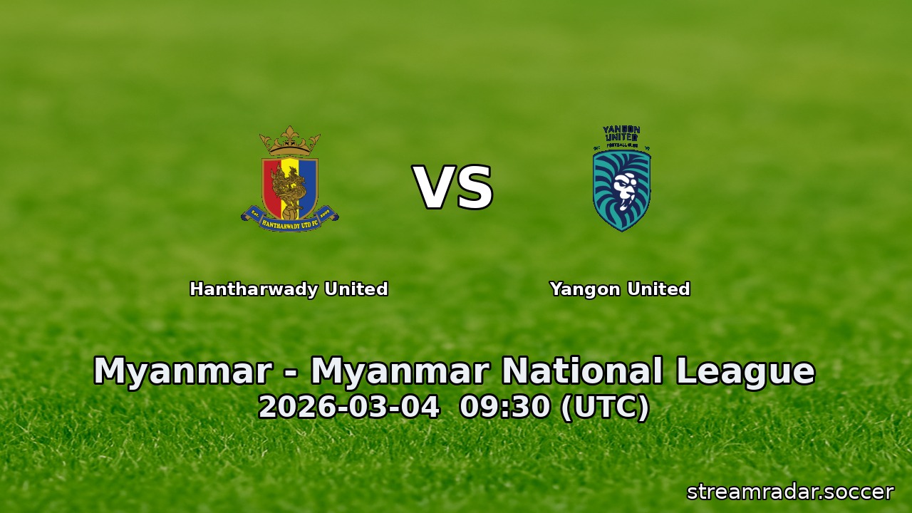 Hantharwady United vs Yangon United