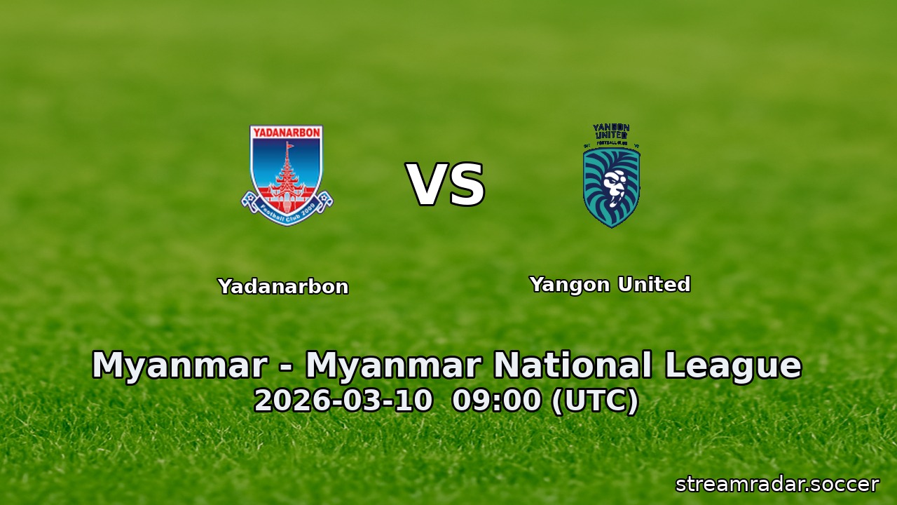 Yadanarbon vs Yangon United