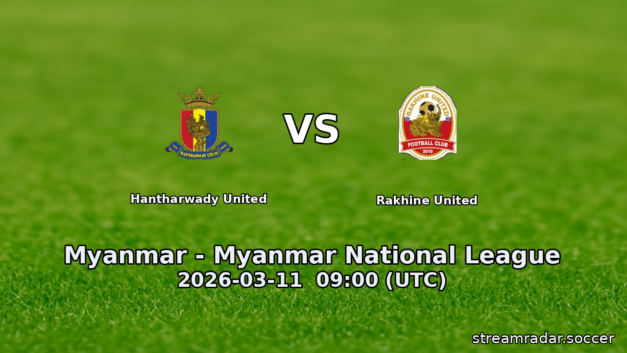 Hantharwady United vs Rakhine United