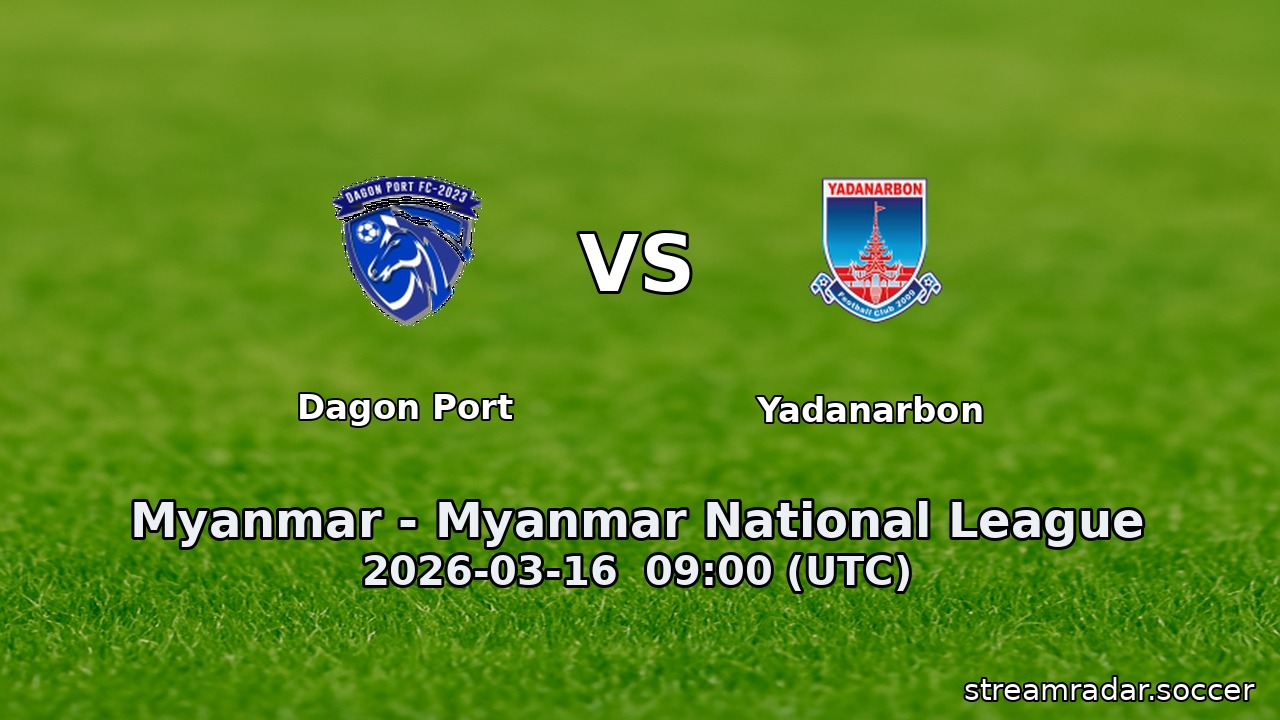 Dagon Port vs Yadanarbon