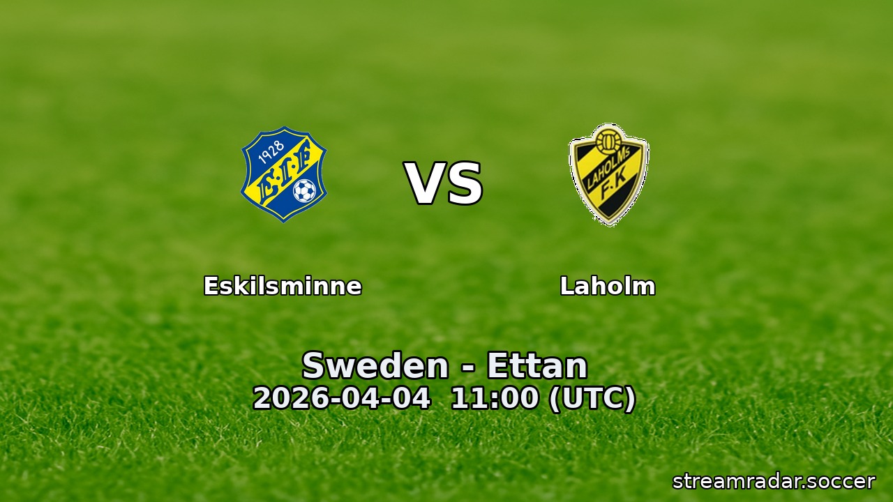 Eskilsminne vs Laholm
