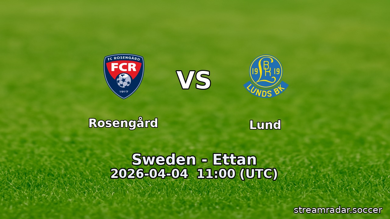 Rosengård vs Lund