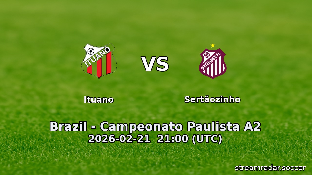 Ituano vs Sertãozinho