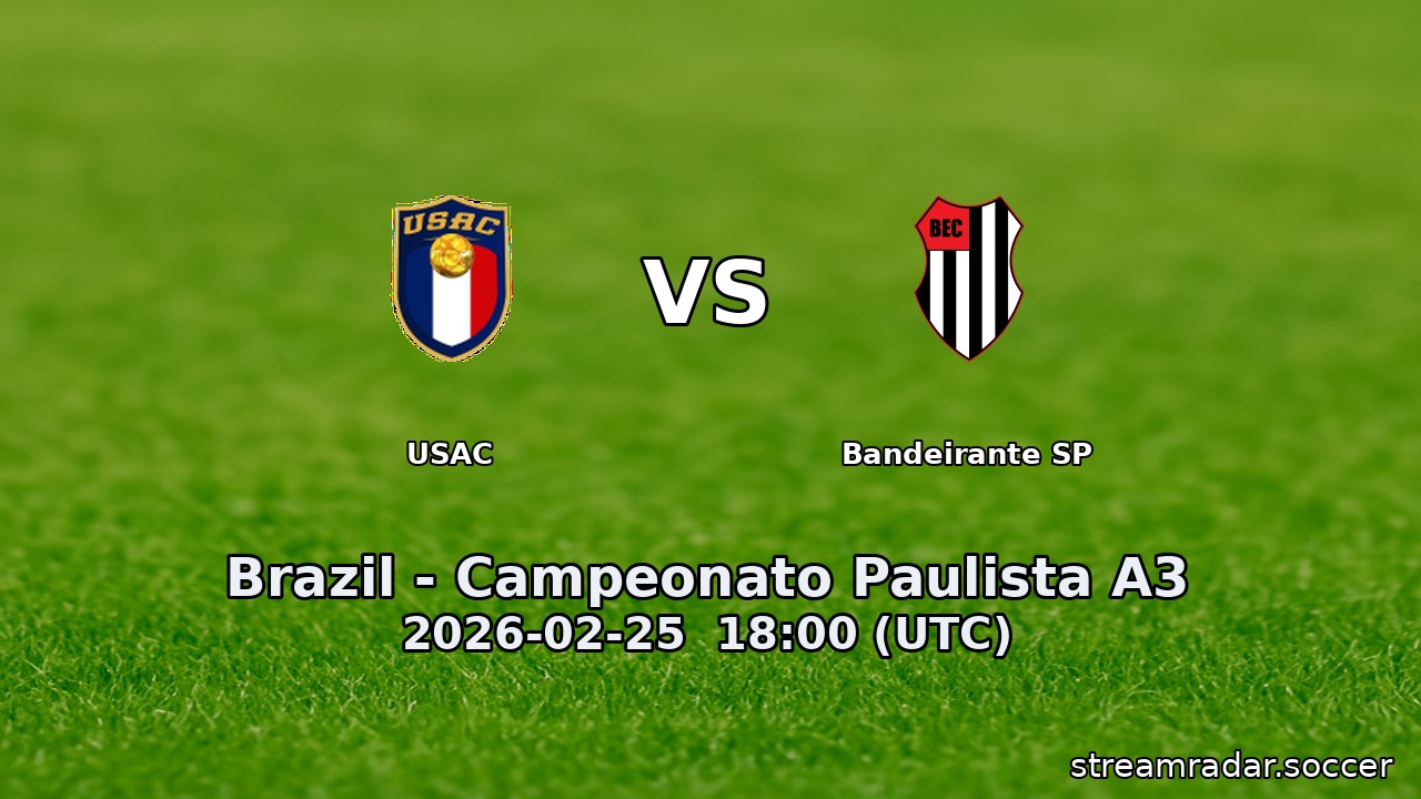 USAC vs Bandeirante SP