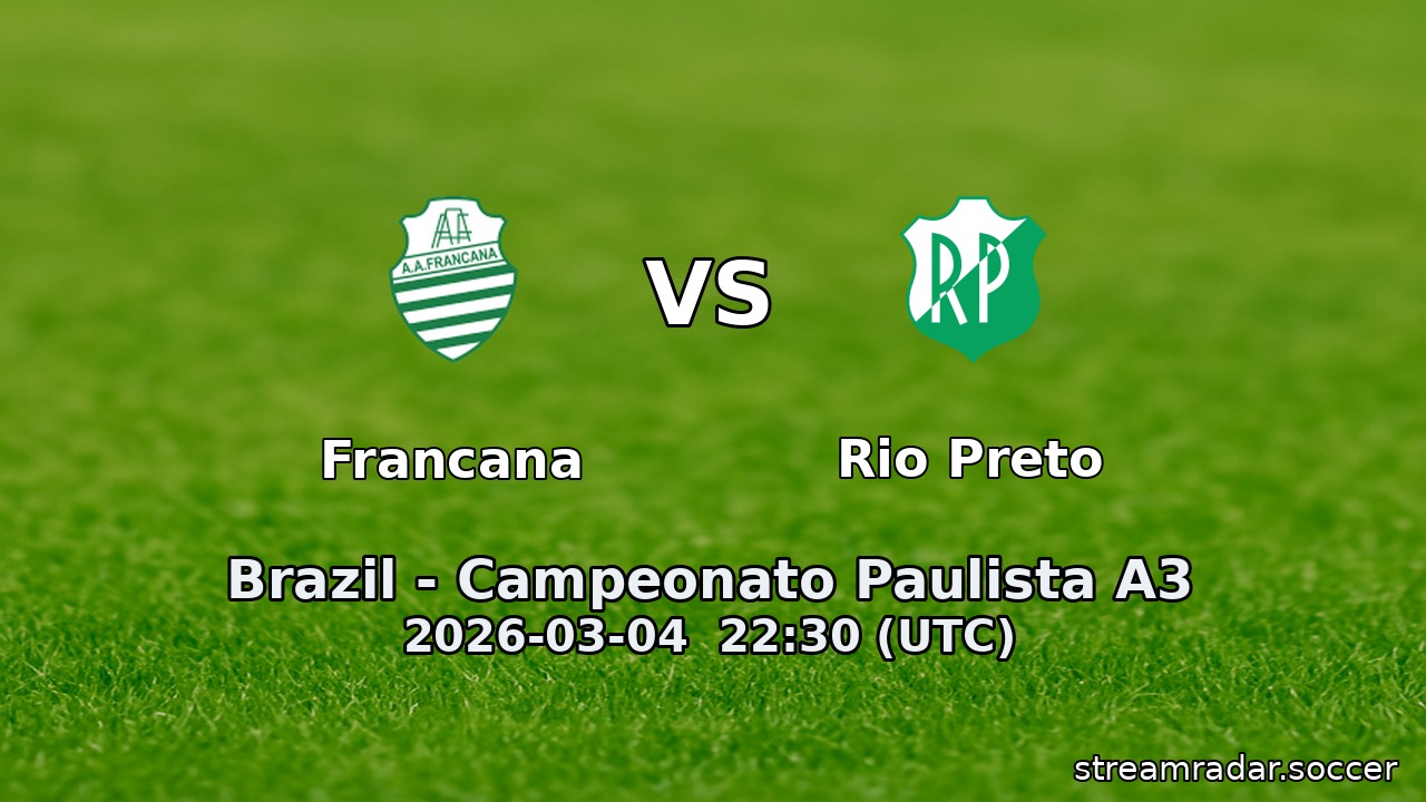 Francana vs Rio Preto