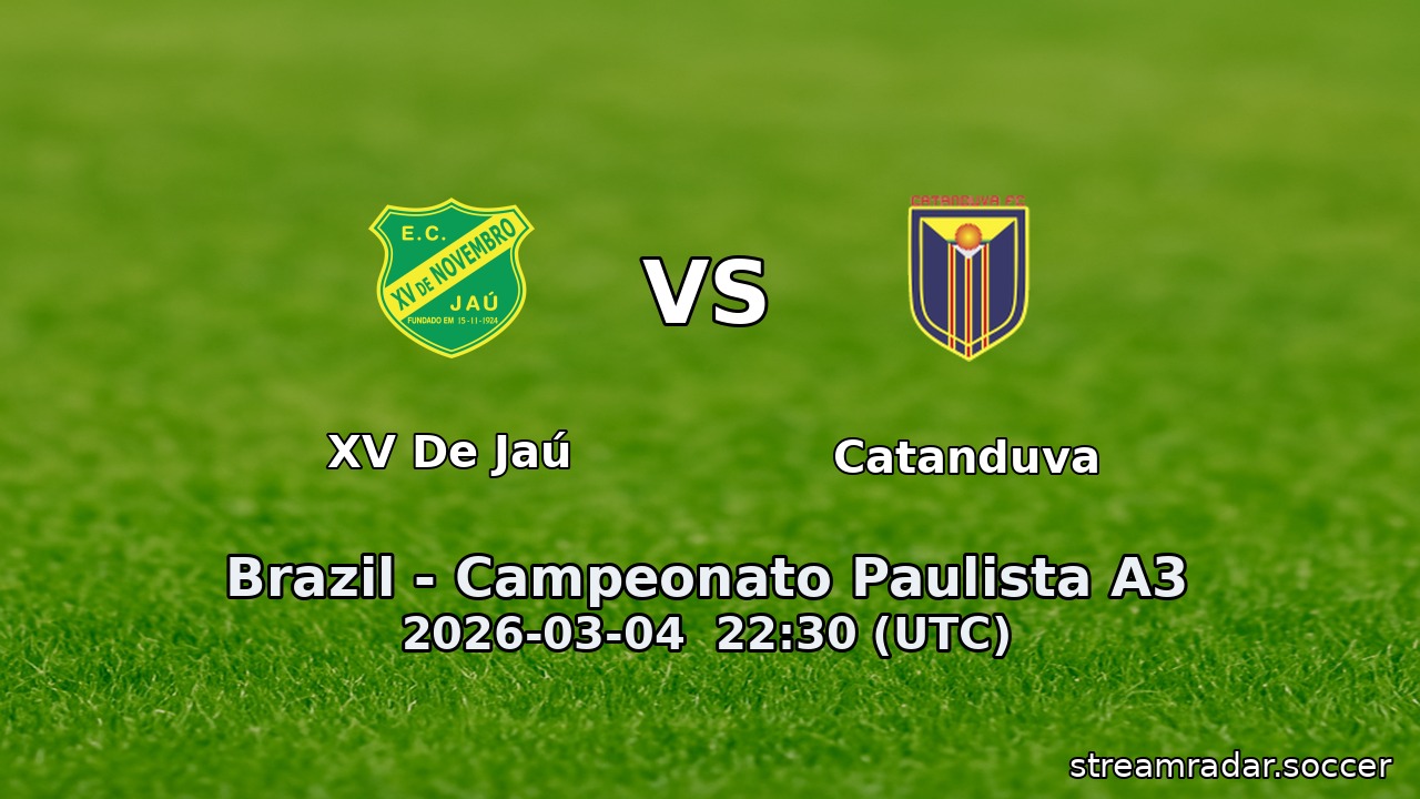 XV De Jaú vs Catanduva