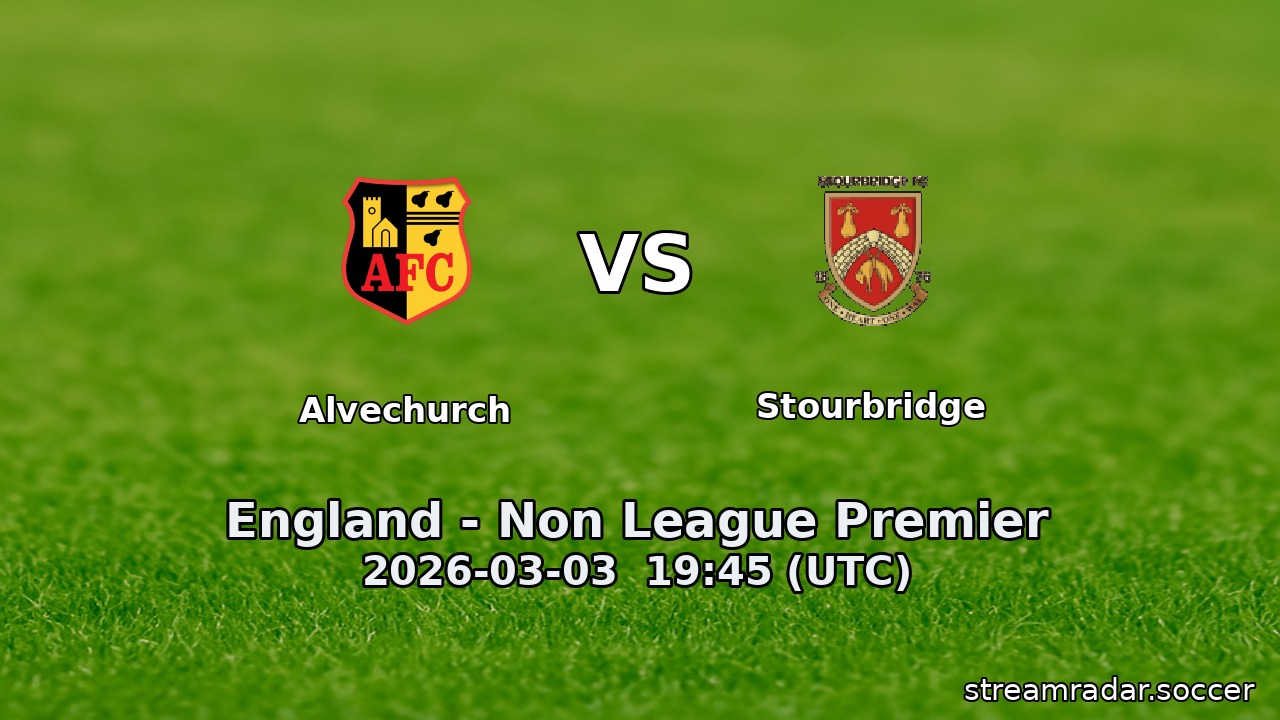 Alvechurch vs Stourbridge