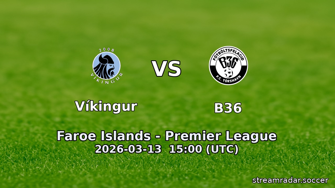 Víkingur vs B36