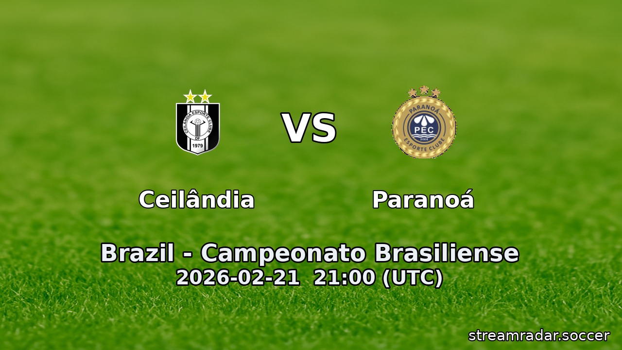 Ceilândia vs Paranoá