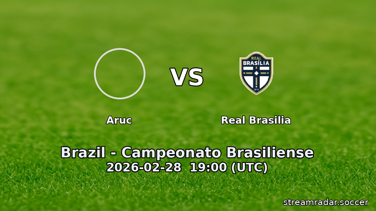 Aruc vs Real Brasilia