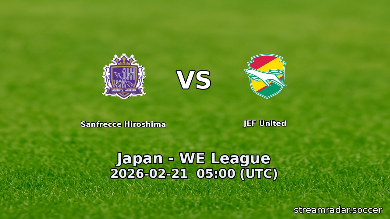 Sanfrecce Hiroshima vs JEF United