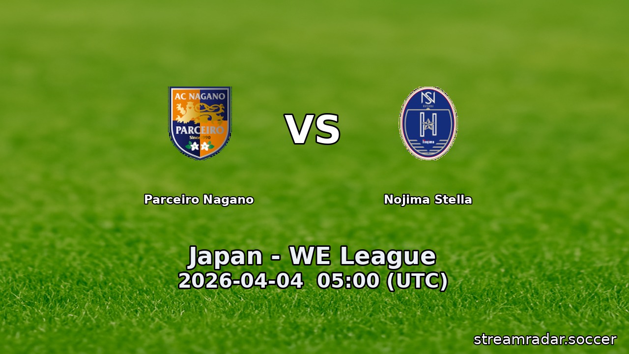 Parceiro Nagano vs Nojima Stella