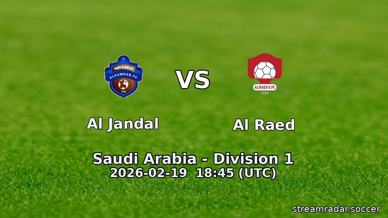 Al Jandal vs Al Raed