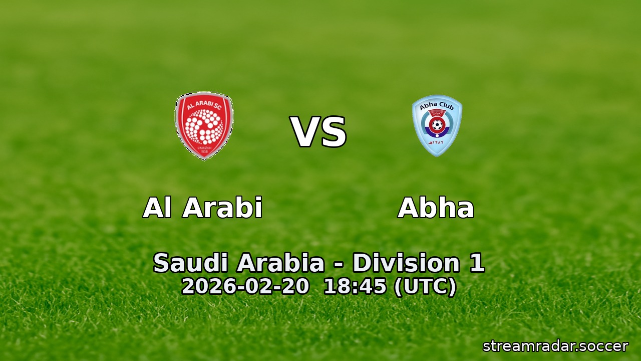 Al Arabi vs Abha