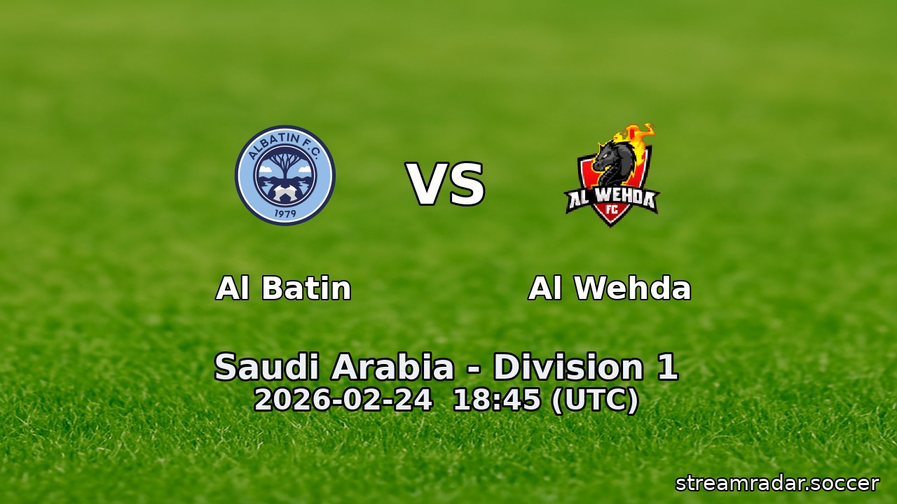Al Batin vs Al Wehda