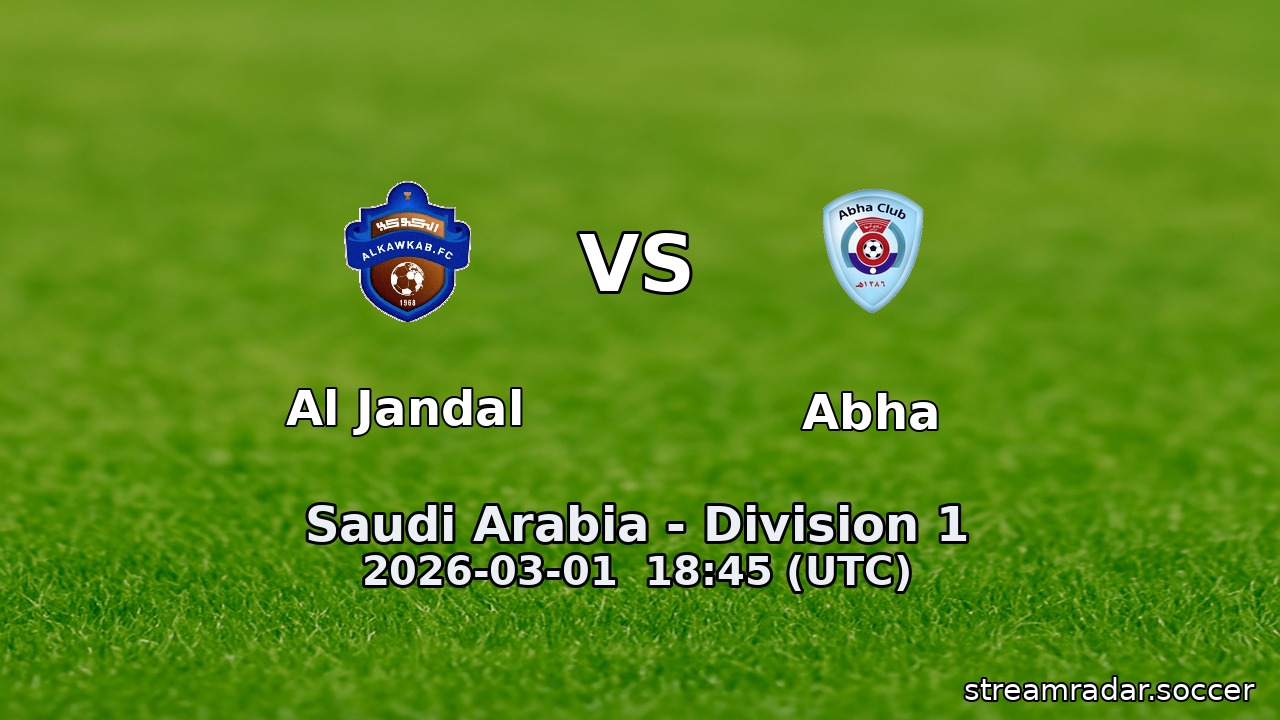 Al Jandal vs Abha