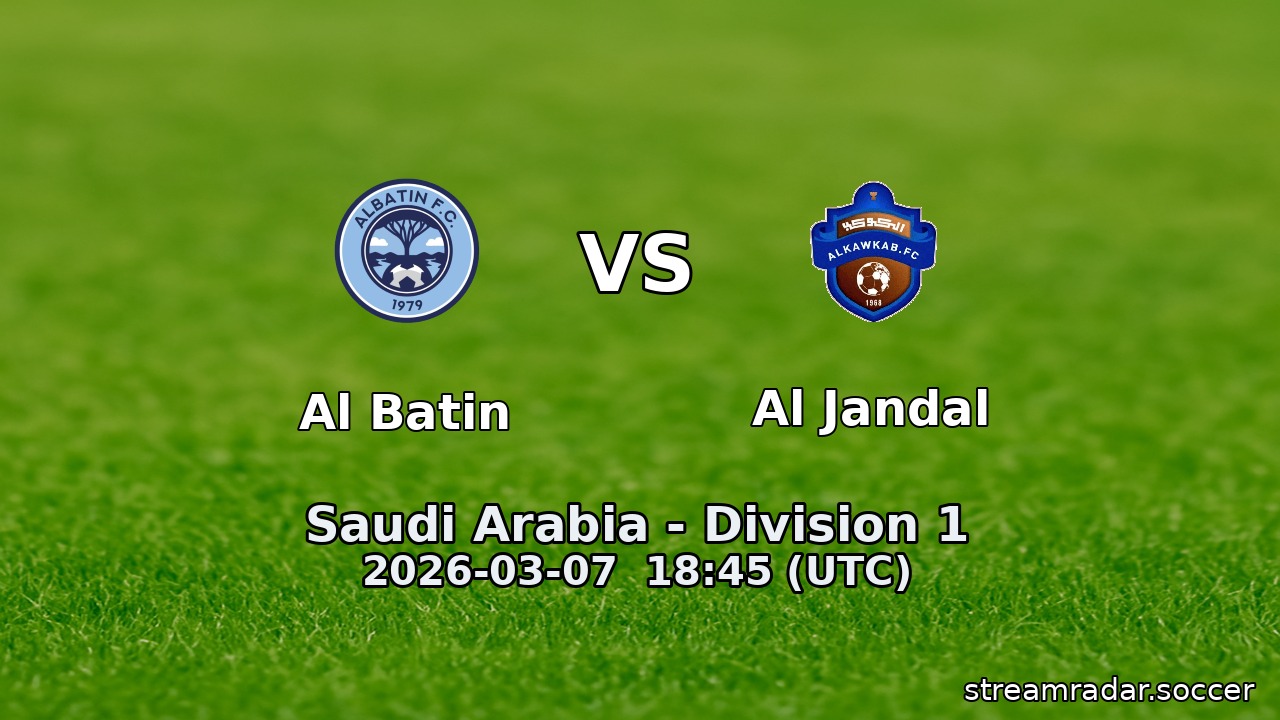 Al Batin vs Al Jandal